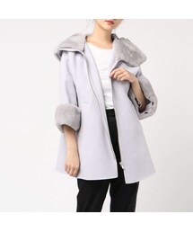 GRACE CLASS | Grace Class　レッキスファー衿ケープ(ポンチョ)