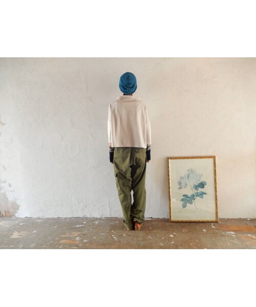 Handmade（ハンドメイド）の「trico 1947 ハンドウォーマー (Navy/Check)（手袋・その他）」の6枚目の写真