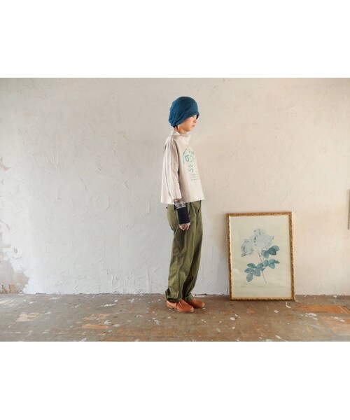 Handmade（ハンドメイド）の「trico 1947 ハンドウォーマー (Navy/Check)（手袋・その他）」の5枚目の写真