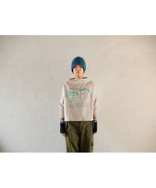 takuroh shirafuji（タクロウシラフジ）の「takuroh shirafuji Print cut & sew（Tシャツ/カットソー・レディース・その他）」の4枚目の写真