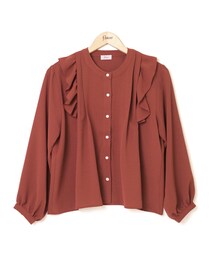 flower | slumber frill blouse ～ｽﾗﾝﾊﾞｰﾌﾘﾙﾌﾞﾗｳｽ(シャツ/ブラウス)