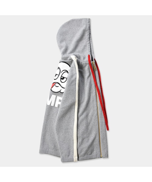 JOHN DERRICK（ジョンデリック）の「JD 2piece BebyCashmere Parker setup ジョンデリックベビーカシミアパーカーセットアップ グレー（セットアップ・メンズ・グレー・M/L）」の4枚目の写真