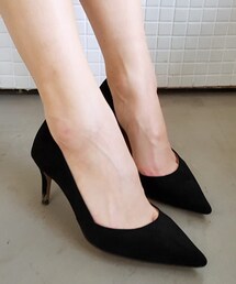 DHOLIC | スエード調ポインテッドトゥシューズ(パンプス)