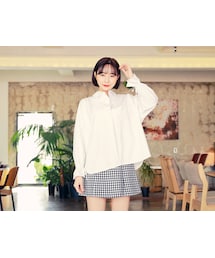 HOTPING | スリットストラップスリーブブラウス(シャツ/ブラウス)