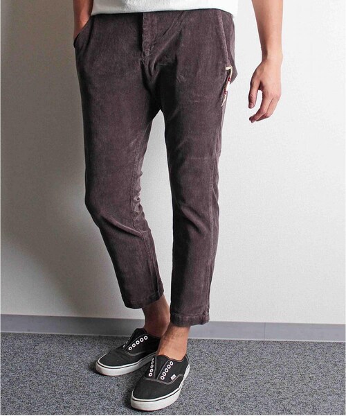 REMI RELIEF（レミレリーフ）の「REMI RELIEF(レミレリーフ)別注ストレッチコーデュロイパンツ（パンツ・メンズ・BLACK/BROWN・S/M/L/XL）」の13枚目の写真