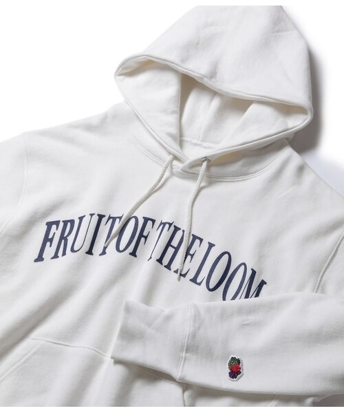JUNRED(ジュンレッド)の「【FRUITOFTHELOOM】プルオーバーパーカー(トップス・メンズ・ブラック/ホワイト・S/L/M)」の1枚目の写真