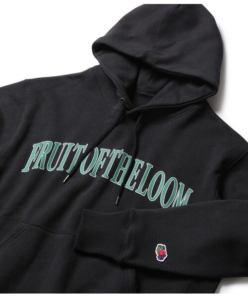 JUNRED(ジュンレッド)の「【FRUITOFTHELOOM】プルオーバーパーカー(トップス・メンズ・ブラック/ホワイト・S/L/M)」の2枚目の写真