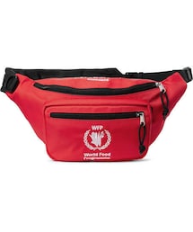 BALENCIAGA | Balenciaga + World Food Programme Logo-Embroidered Nylon Belt Bag(メッセンジャーバッグ)