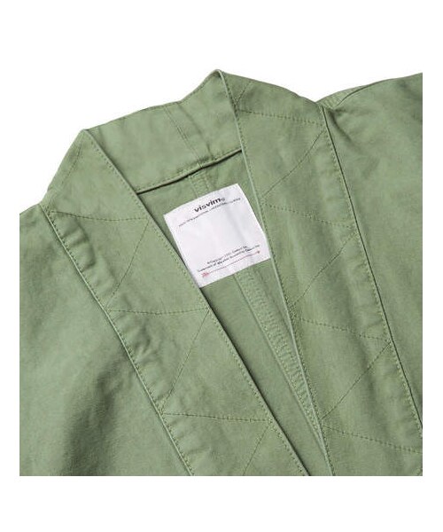 VISVIM（ビズビム）の「visvim Sanjuro Printed Cotton Jacket（テーラードジャケット・メンズ・Green・1/3/4/2）」の3枚目の写真