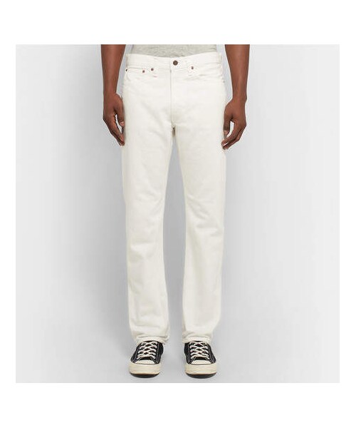 orSlow（オアスロウ）の「OrSlow 107 Slim-Fit Denim Jeans（デニムパンツ・メンズ・White・3/5/4）」の4枚目の写真
