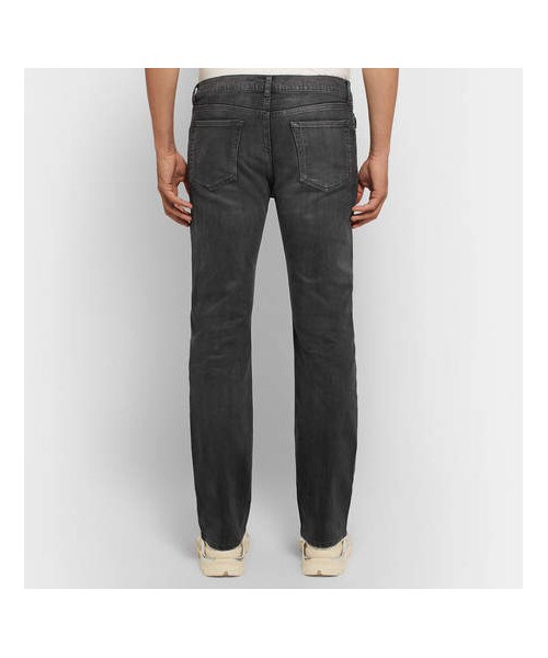 BALENCIAGA（バレンシアガ）の「Balenciaga Slim-Fit Coated Stretch-Denim Jeans（デニムパンツ・メンズ・Black・36/32/30）」の3枚目の写真