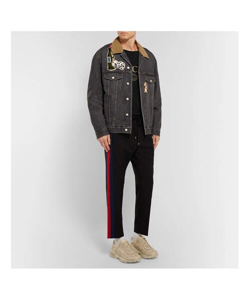 GUCCI（グッチ）の「Gucci Printed Cotton-Jersey T-Shirt（Tシャツ/カットソー・メンズ・Black・S/L/XXXL/XS/M/XL/XXL）」の5枚目の写真