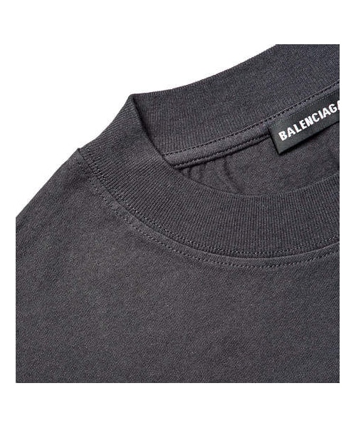 BALENCIAGA（バレンシアガ）の「Balenciaga Oversized Printed Cotton-Jersey T-Shirt（Tシャツ/カットソー・メンズ・Black・XL/L/XS/M/S）」の2枚目の写真
