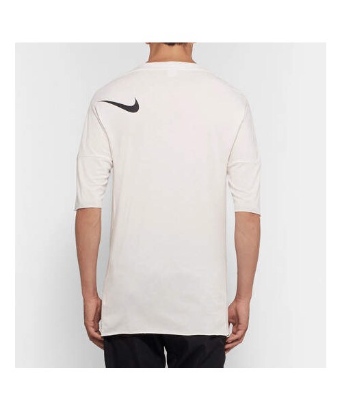 NIKE（ナイキ）の「Nikelab Aae 2.0 Stretch-Jersey T-Shirt（Tシャツ/カットソー・メンズ・White・XL/S/L）」の4枚目の写真