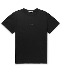 Acne Studios | Acne Studios Logo-Print Garment-Dyed Cotton-Jersey T-Shirt(Tシャツ/カットソー)