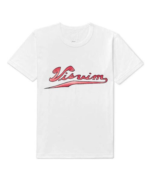 VISVIM（ビズビム）の「visvim Logo-Print Cotton-Jersey T-Shirt（T 