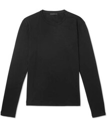 PRADA | Prada Slim-Fit Stretch-Cotton Jersey T-Shirt(Tシャツ/カットソー)