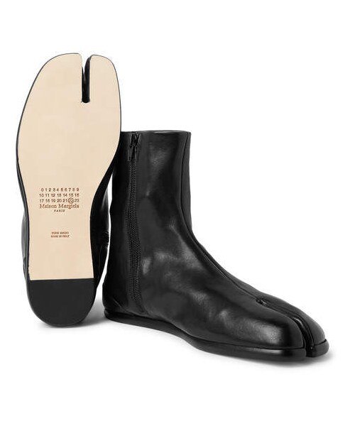 Maison Margiela(メゾンマルジェラ)の「Maison Margiela Tabi Leather Boots(ブーツ・メンズ・Black・Eu43)」の4枚目の写真