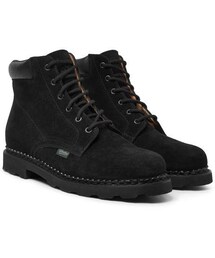 Paraboot | Arpenteur + Paraboot Bergerac Leather-Trimmed Suede Boots(ブーツ)