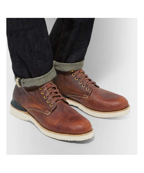 靴 VISVIM VIRGIL BOOTS US10 VISVIM（ビズビム）の「visvim Virgil Distressed Leather Boots