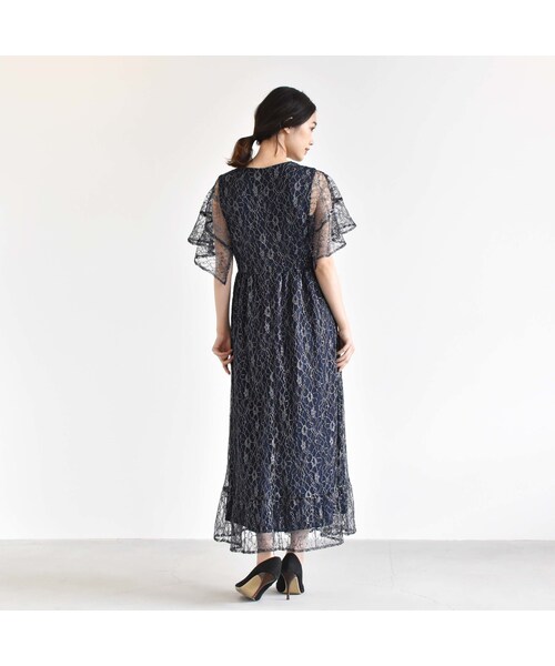 kaene オールレースAラインマキシワンピース kaene オールレースAラインマキシワンピース