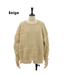 Sheson | Sheson(シーズン)セレクト ケーブルパッチワークニット(ニット/セーター)