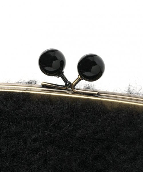 studio CLIP(スタディオクリップ)の「がま口フェイクファーショルダーバッグ(バッグ・ライトグレー/ブラック/アイボリー)」の10枚目の写真