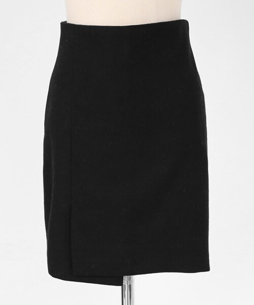 DHOLIC（ディーホリック）の「アンバランスタイトミニスカート（スカート・レディース・ベージュ/グレー/ブラック・S/M）」の2枚目の写真