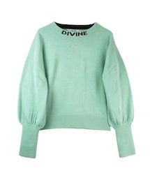 AULA AILA | AULA AILA LOGO NECK KNIT(ニット/セーター)