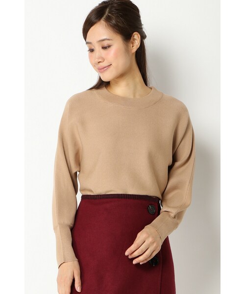 ikka(イッカ)の「Sdv 横編みハイネックプルオーバー(ニット・セーター・レディース・オフホワイト/ブラック/キャメル・M)」の3枚目の写真