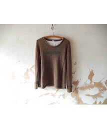 takuroh shirafuji | takuroh shirafuji Print Baby Alpaca Knit(ニット/セーター)