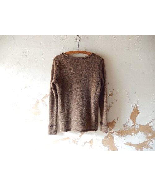 takuroh shirafuji（タクロウシラフジ）の「takuroh shirafuji Print Baby Alpaca Knit（ニット/セーター・レディース・その他）」の3枚目の写真