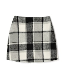 GRL | シャギーチェック台形スカート(スカート)