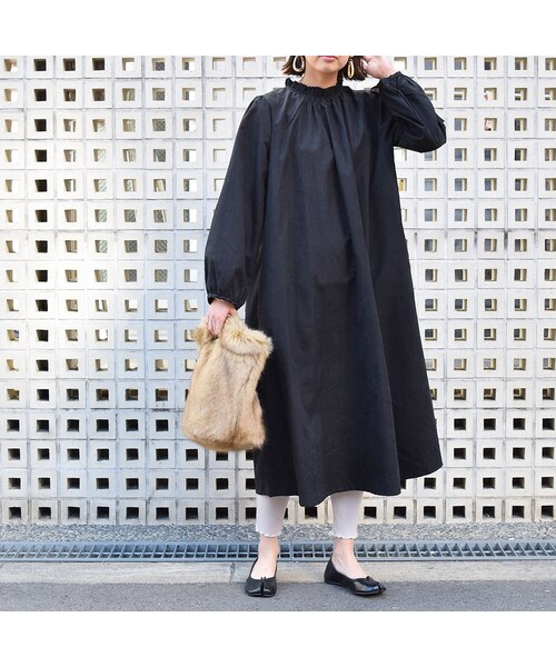 no brand（ノーブランド）の「ネックフリルピーチOP（ワンピース・レディース・その他）」の2枚目の写真