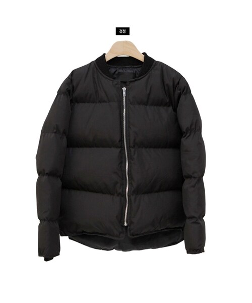 Dailyabout（デイリーアバウト）の「アンバランスヘム中綿ジャケット（その他アウター・レディース・ベージュ/ピンク/ブラック・FREE）」の2枚目の写真