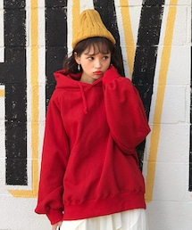 DHOLIC | ラグランスリーブフードプルオーバー(パーカー)