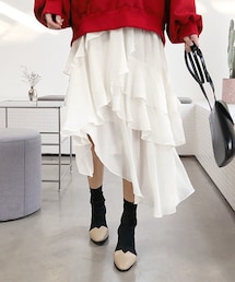 DHOLIC | アンバランスティアードスカート(スカート)