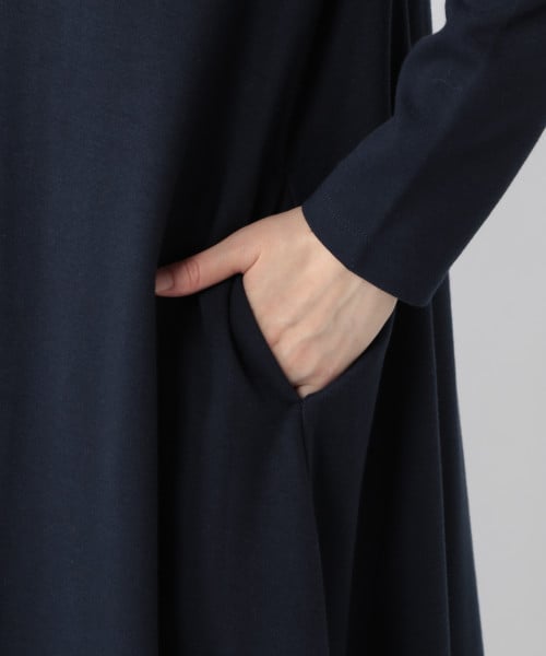 studio CLIP（スタディオクリップ）の「ポンチフレアワンピース（ワンピース/ドレス・スモーク/グリーン/ネイビー）」の8枚目の写真