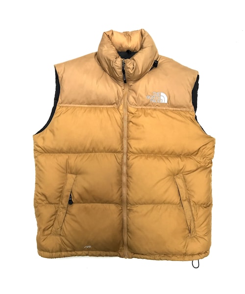 mustard north face jacket
