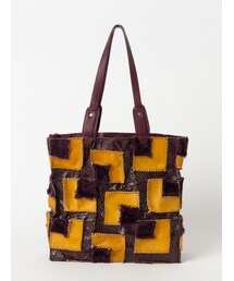 美品‼︎Jamin Puechパッチワークトートバッグ Jamin Puech（ジャマンピュエッシュ）の「パッチワークトートバッグ