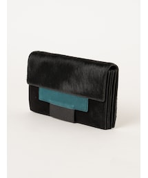 Jamin Puech（ジャマンピュエッシュ）の「スエード×ハラコ長財布