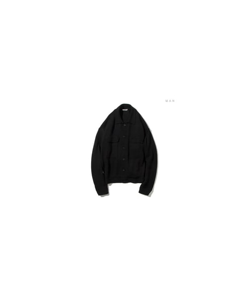 トップス AURALEE UNEAVEN WOOL CORD KNIT BLOUSON 4 AURALEE（オーラリー）の「UNEVEN WOOL CORD KNIT BLOUSON（）」 - WEAR