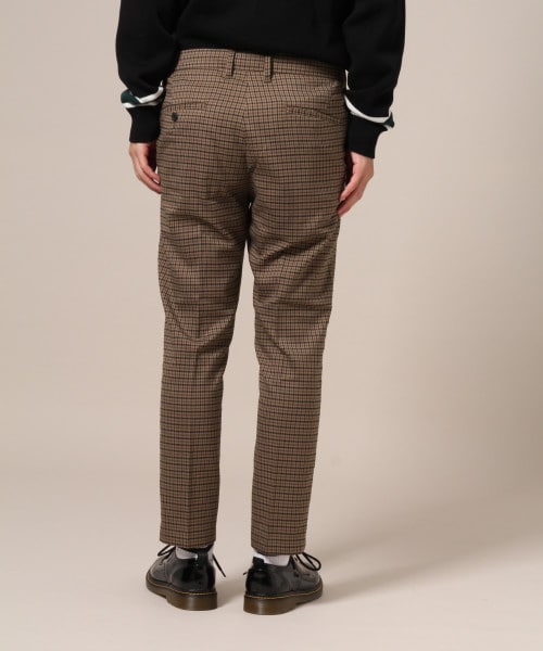 RAGEBLUE（レイジブルー）の「TRガンクラブチェックスラックス（パンツ・ブラウン系）」の4枚目の写真