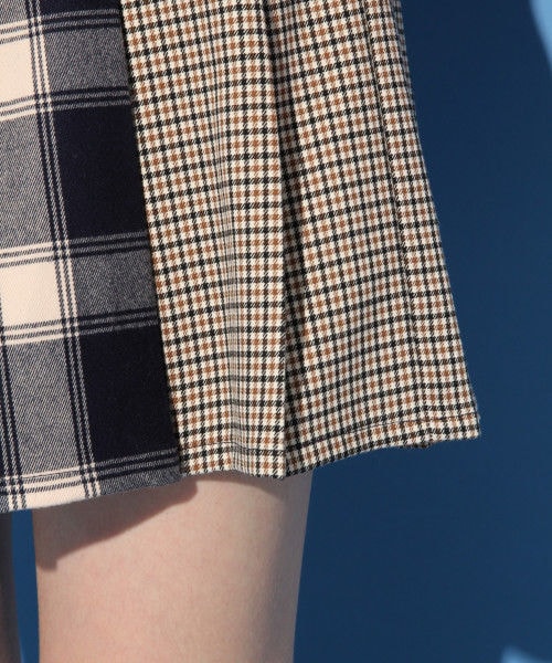 repipi armario（レピピ アルマリオ）の「ドッキングチェックスカート2