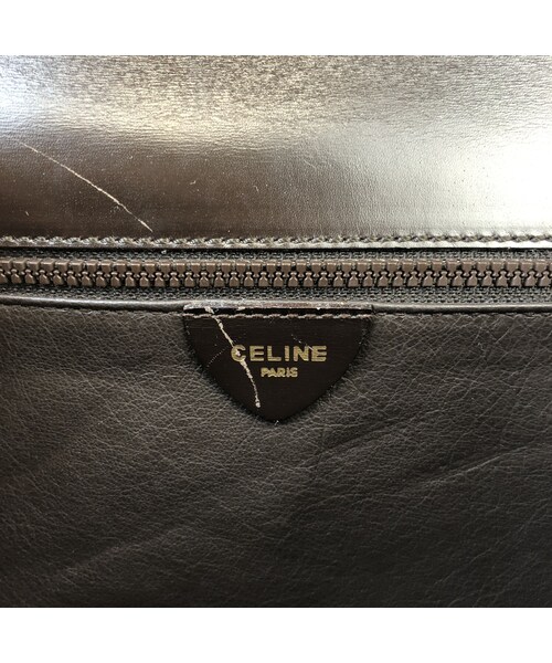 セリーヌ　CELINE クラッチ　サークル 普段使いにも CELINE セリーヌ チェーン付きクラッチ バッグ