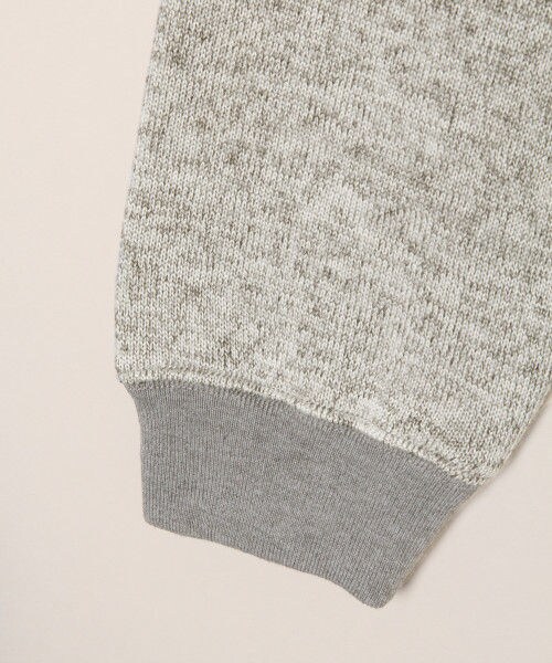 RAGEBLUE（レイジブルー）の「ニットフリースクルー（トップス・グレー系/ダークグレー/ネイビー）」の8枚目の写真