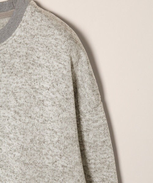 RAGEBLUE（レイジブルー）の「ニットフリースクルー（トップス・グレー系/ダークグレー/ネイビー）」の7枚目の写真