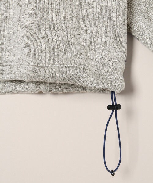 RAGEBLUE（レイジブルー）の「ニットフリースクルー（トップス・グレー系/ダークグレー/ネイビー）」の10枚目の写真