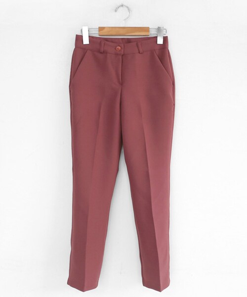 DHOLIC（ディーホリック）の「スリムスラックス（スラックス・レディース・ベージュ/ブラック/パープル/ブルー/レッド・S/M/L）」の5枚目の写真