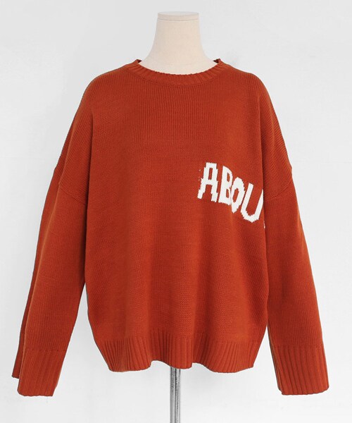 DHOLIC(ディーホリック)の「ABOUTオーバーサイズニット(ニット/セーター・レディース・ホワイト/ブラウン/その他/ブラック/レッド・FREE)」の4枚目の写真
